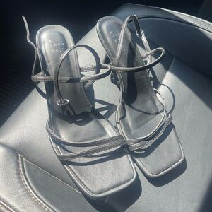 A New Day Target Dottie Strappy Square Toe Kitten Heels